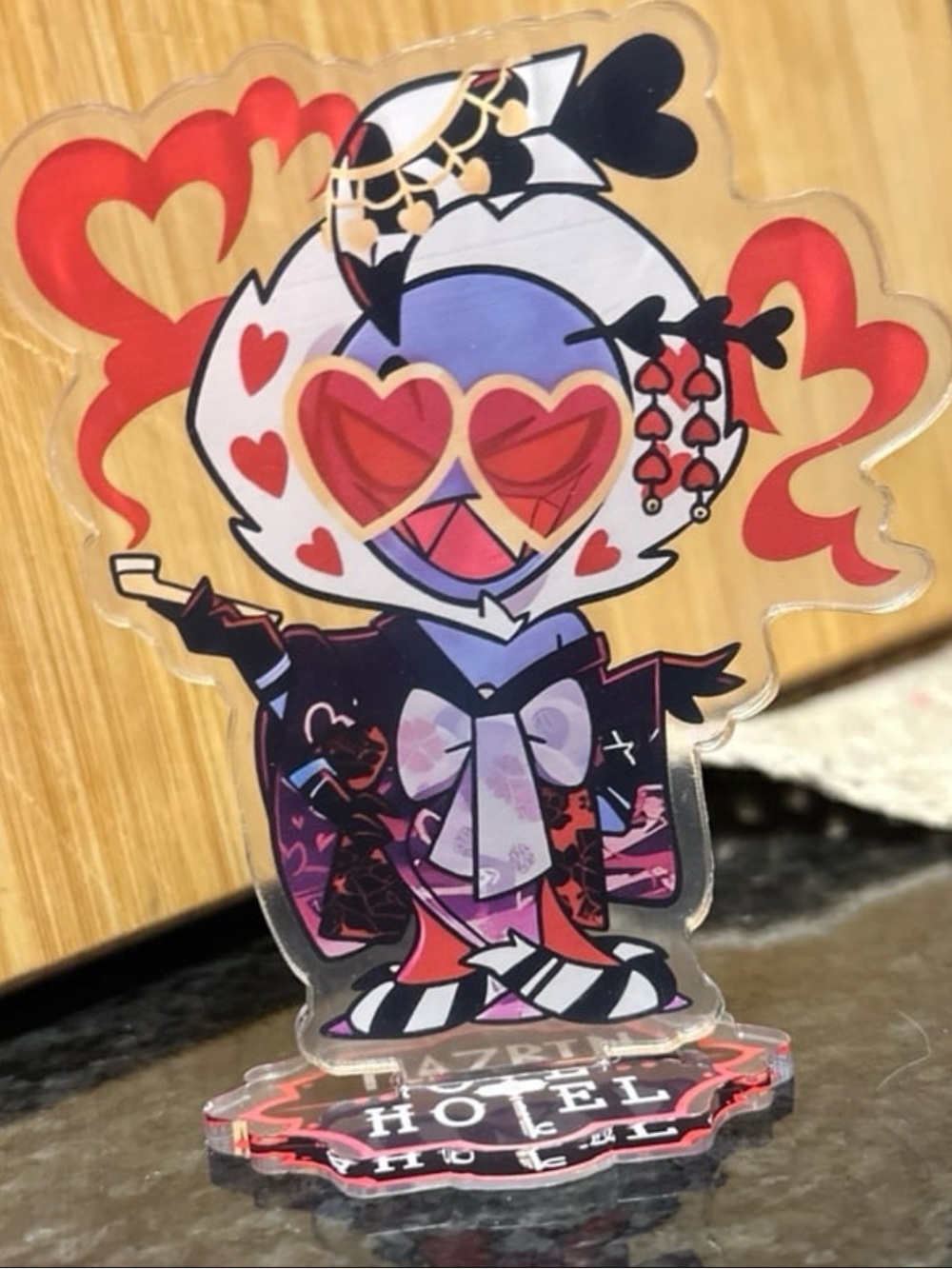 Hazbin Hotel Helluva Boss kimono Valentino chibi anime acrylic figure standee
